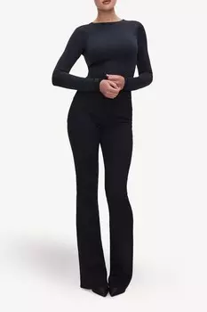 Хорошие классические ботинки никогда не линяют, джинсы Good American, черный