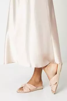 Хорошо для подошвы: широкие микро-танкетки Harper Comfort с мягкими узлами Dorothy Perkins, розовый