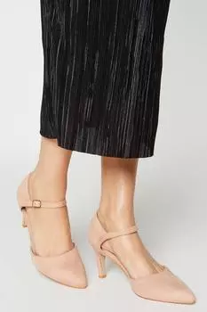 Хорошо для подошвы: туфли-лодочки Emmy широкого кроя Dorothy Perkins, розовый