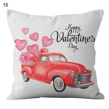 Хорошо сплетенный стильный чехол для подушки из полиэстера персиковой кожи Элегантный чехол для подушки с сердечным узором для дома-15 Stuttg