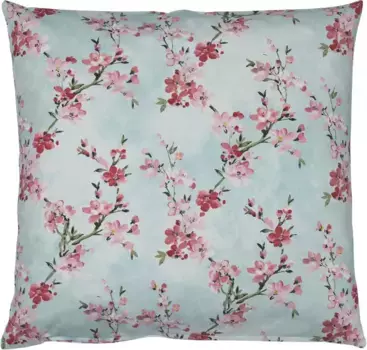 HOSSNER - HOMECOLLECTION Чехол на подушку "32661 Ангелина", (1 шт.) 50х50 см, светло-голубой/розовый/красный/зеленый/белый