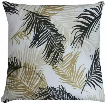 HOSSNER - HOMECOLLECTION Чехол на подушку "Ираклион", (1 шт.) 40х40 см, белый/коричневый/бежевый