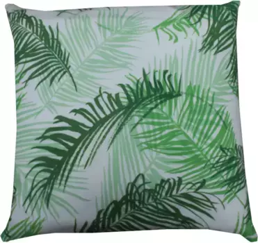 HOSSNER - HOMECOLLECTION Чехол на подушку "Ираклион", (1 шт.) 40х40 см, белый/светло-зеленый/зеленый
