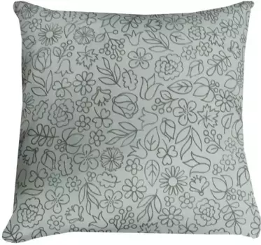 HOSSNER - HOMECOLLECTION Чехол на подушку "Кавала", (1 шт.) 40х40 см, серый