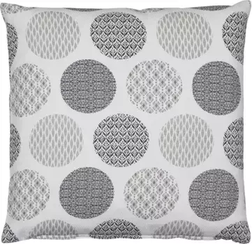 HOSSNER - HOMECOLLECTION Чехол на подушку "Rotolo", (1 шт.) 50х50 см, белый/черный/серый/бежевый