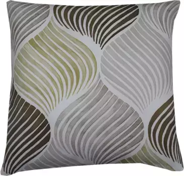 HOSSNER - HOMECOLLECTION Чехол на подушку "Сальвадор", (1 шт.) 50х50 см, коричневый/охра