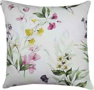 HOSSNER - HOMECOLLECTION Чехол на подушку "Суматра", (1 шт.) 50х50 см, цвет ecru,grn,rosa