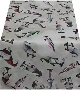 HOSSNER - HOMECOLLECTION дорожка для стола "Imp parade, Рождественское украшение, зима", (1 шт.), с рождественским мотивом 40х100 см, цвет natur, bunt