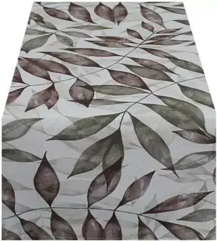 HOSSNER - HOMECOLLECTION дорожка для стола "Listi, осеннее украшение, осеннее время", (1 шт.), с осенним мотивом 50х150 см, цвет natur, bunt