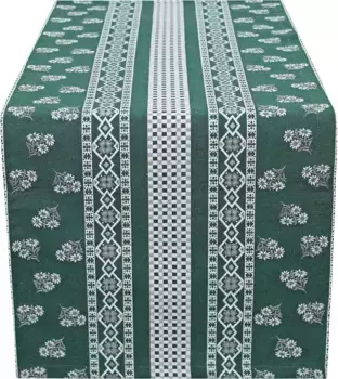 HOSSNER - HOMECOLLECTION дорожка для стола "Найджел", (1 шт.) 36х100 см, цвет grn/natur