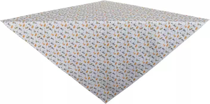 HOSSNER - HOMECOLLECTION среднее одеяло "32657 Кролики", (1 шт.) 85х85 см, белый