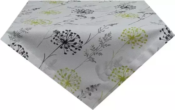 HOSSNER - HOMECOLLECTION среднее одеяло "Flair", (1 шт.) 60х60 см, белый/горчичный/коричневый/черный