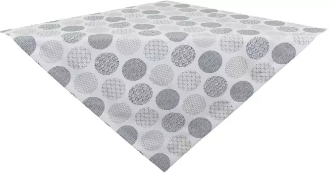 HOSSNER - HOMECOLLECTION среднее одеяло "Rotolo", (1 шт.) 85х85 см, белый/черный/серый/бежевый