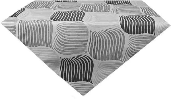 HOSSNER - HOMECOLLECTION среднее одеяло "Сальвадор", (1 шт.) 85х85 см, белый/светло-серый/темно-серый