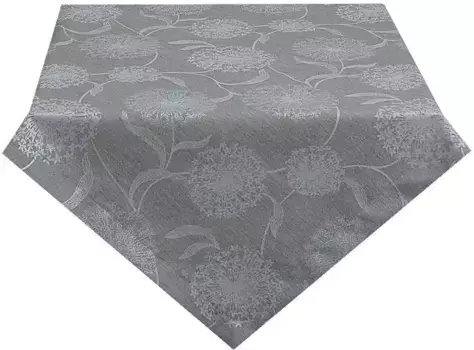 HOSSNER - HOMECOLLECTION среднее одеяло "Валентина, осеннее украшение, осенняя пора", (1 шт.), с осенним мотивом 110х110 см, серый