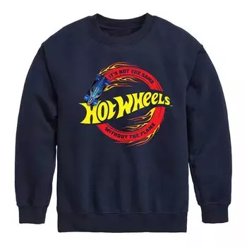 Hot Wheels для мальчиков 8–20 лет без флиса Flame Crew Licensed Character, синий