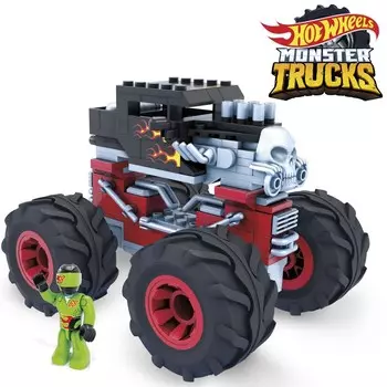 Hot Wheels, Monster Trucks Bone Shaker, сборная машина