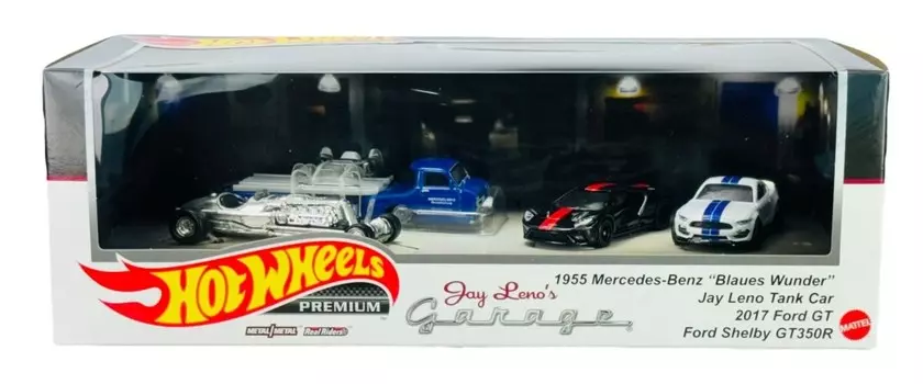 HOT WHEELS PREMIUM 2023 JAY LENO'S GARAGE НАБОР из 4 предметов HKC17