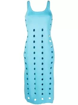 House of Sunny трикотажное платье миди Canopy, синий