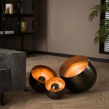 Hoyz - Настольная лампа Basket - 28 - Серый/Черный Present Time