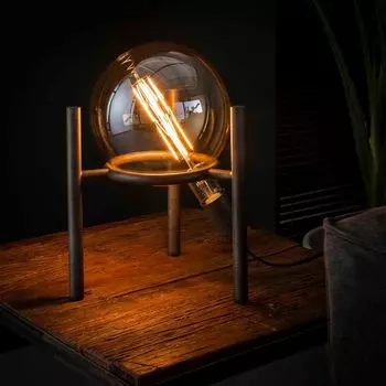 Hoyz - Настольная лампа Saturn - Industrial - 20 Present Time, серебро