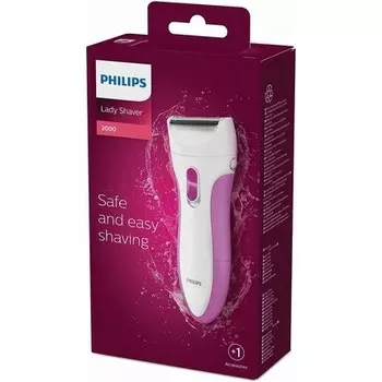 Hp6341 Аккумулятор Ladyshave для влажного и сухого ухода, одинарная сетка, розовый, Philips