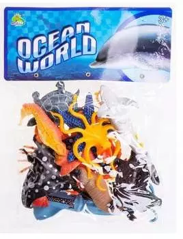 Hpo, Набор фигурок Морские животные, 12 шт. Hipo