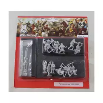 Храброе сердце - шотландская пехота 1200-1320 # 2, Historical Miniatures - Medieval - Scots, Brave Heart (28mm) (Mirliton SG)