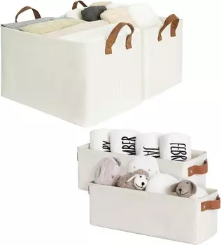 Хранение Контейнеры для хранения на полках и узкие контейнеры для хранения, небольшие корзины для организации вещей StorageWorks