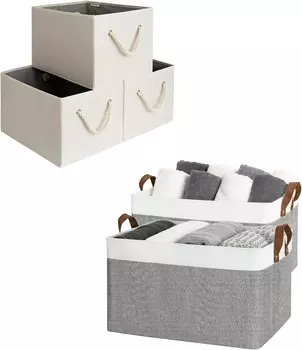 Хранение Корзины для хранения Works, складные корзины для хранения на полках StorageWorks