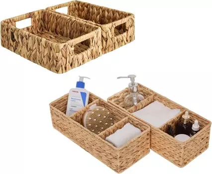 Хранение Работы Корзины с водным гиацинтом StorageWorks