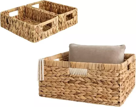 Хранение Работы Корзины с водным гиацинтом StorageWorks