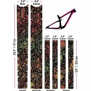 Хранитель рамок Ground Keeper, цвет Untamed Orange Green Yellow Gloss
