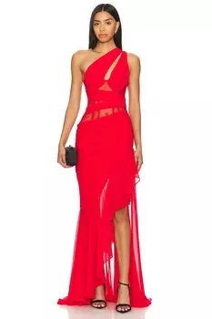 Христианское платье Nbd, красный