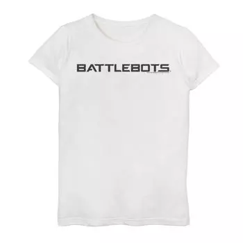 Хромированная футболка с логотипом BattleBots для девочек 7–16 лет Licensed Character