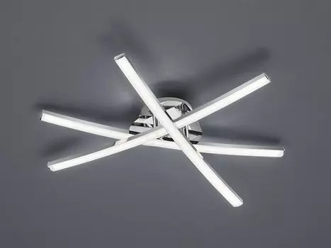 Хромированный светодиодный потолочный светильник мощностью 13,5 Вт для вашей гостиной CAPELLA RL, серебро