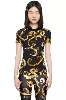 Хромо кутюр футболка Versace Jeans Couture, мультиколор