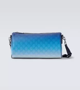 Хромовая маленькая сумка через плечо Gucci, Bl.Ag.Wh/Urb.Bl/U.Bl