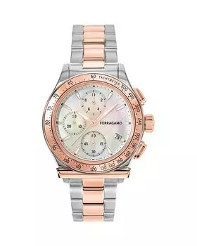 Хронограф 1927 года, 38 мм Ferragamo, цвет White