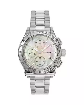 Хронограф 1927 года, 38 мм Ferragamo, цвет Silver