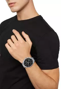 Хронограф Caliber Breil, цвет acciaio nero bianco