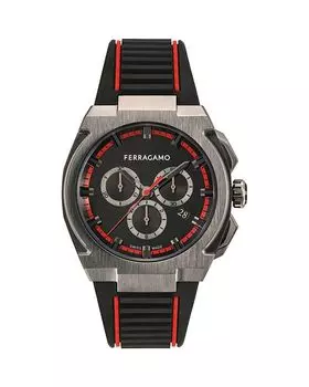 Хронограф Ferragamo Edge Chrono, 43 мм Ferragamo, цвет Black