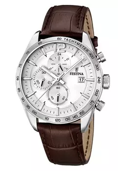 Хронограф Festina, серебристый цвет