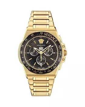 Хронограф Greca Extreme Chrono, 45 мм Versace, цвет Black