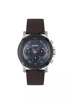Хронограф Impress For Him HUGO, цвет silber schwarz blau braun