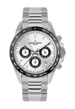 Хронограф LIVERPOOL Jacques Lemans, серебро