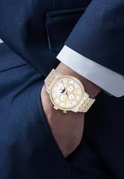 Хронограф Multifunktionen Rhodenwald & Shne, цвет silber gelbgold