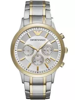 Хронограф мужские часы AR11076 Emporio Armani, серебряный