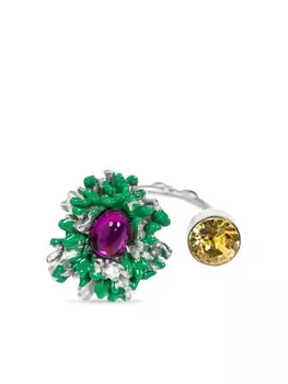 Хрустальное кольцо Marni, серебряный
