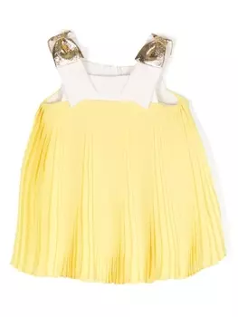 Hucklebones London платье с бантом, желтый